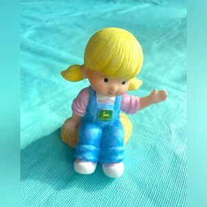 ❤️4 for $25❤️ 1999!ENESCO John Deere CERAMIC Figure OF GIRL